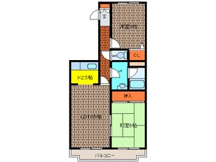 ヴィラ海岸町の物件間取画像